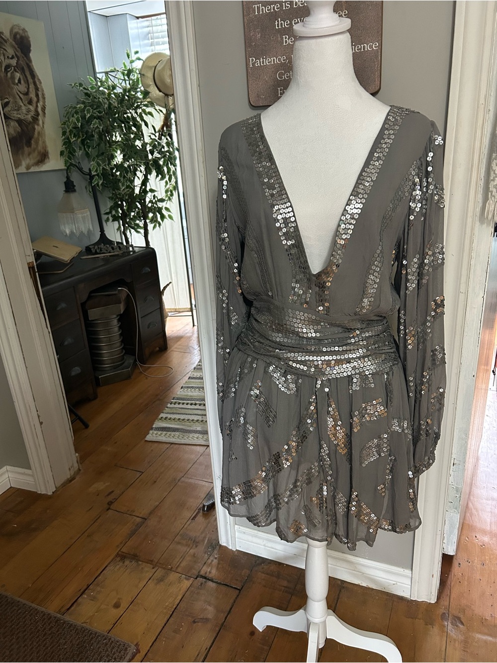 Jen's Pirate Booty Prophecy Lapis Mini Dress
